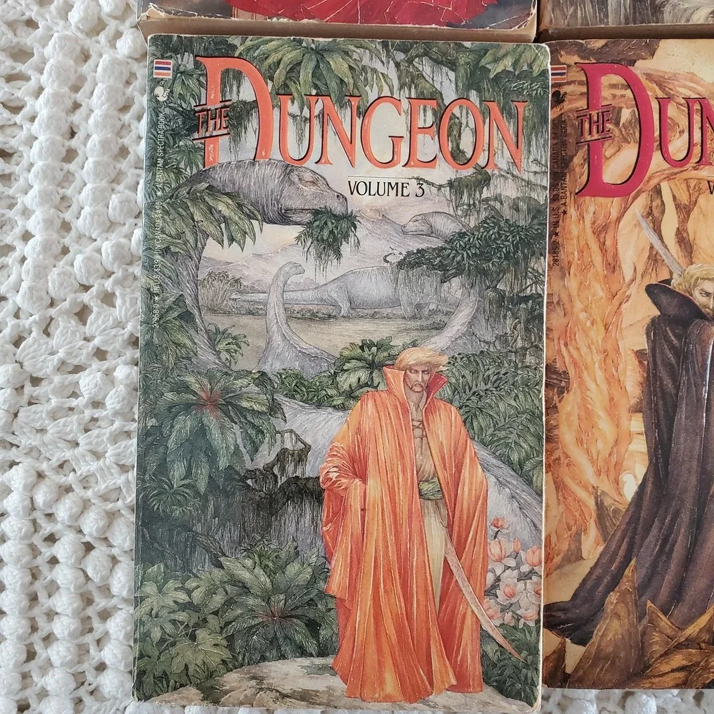Vintage The Dungeon Vol 1-4 Philip José Farmer‎ Fantasy Paperbacks Set Bantam